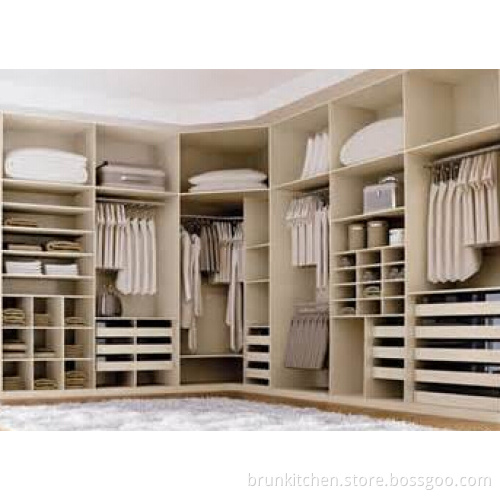 Luxury Melamine Master Bedroom Wardrobe Closet Armorie Cheap Price (BR-J61)